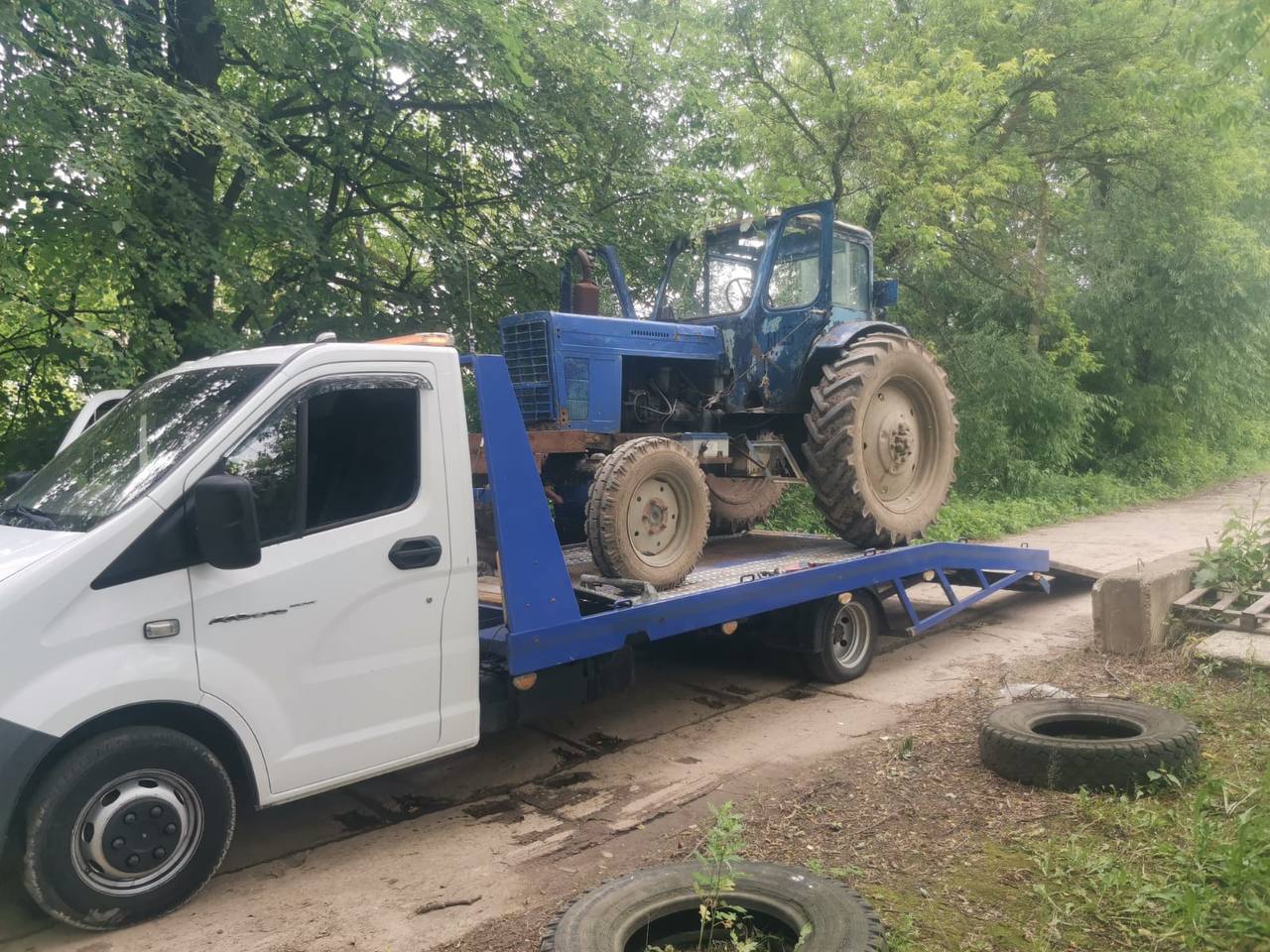 Эвакуация ночью